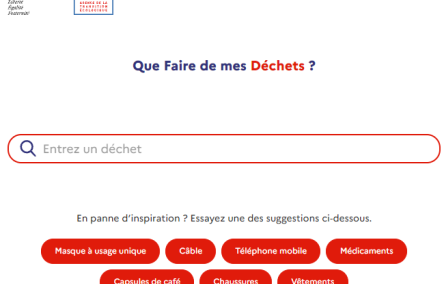 Site web ADEME. Que Faire de mes déchets ?