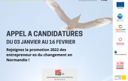 Du 03 janvier au 16 février 2022, l’ADRESS lance son appel à candidatures annuel pour intégrer Katapult, l’incubateur normand des entreprises innovantes.