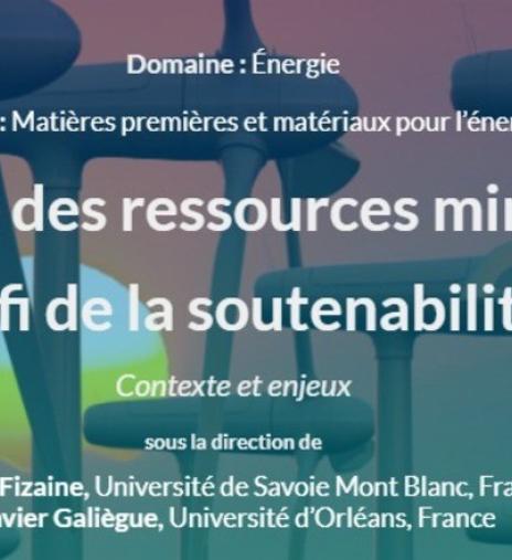 ECONOMIE DES RESSOURCES MINERALES ET DE LDEFI DE LA SOUTENABILITE DE LA SOUTENABILITE
