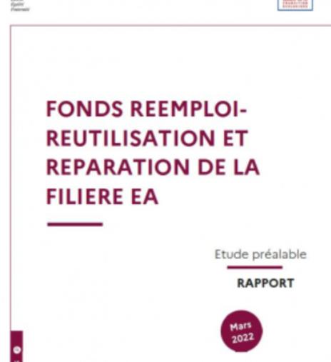 etude ademe reemploi