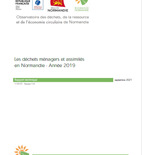 Les déchets ménagers et assimilés en Normandie - Année 2019
