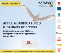 Appel à candidatures de l'incubateur KATAPULT 